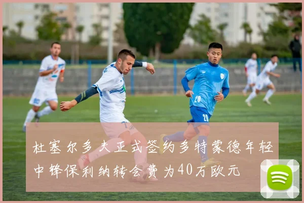 杜塞尔多夫正式签约多特蒙德年轻中锋保利纳转会费为40万欧元